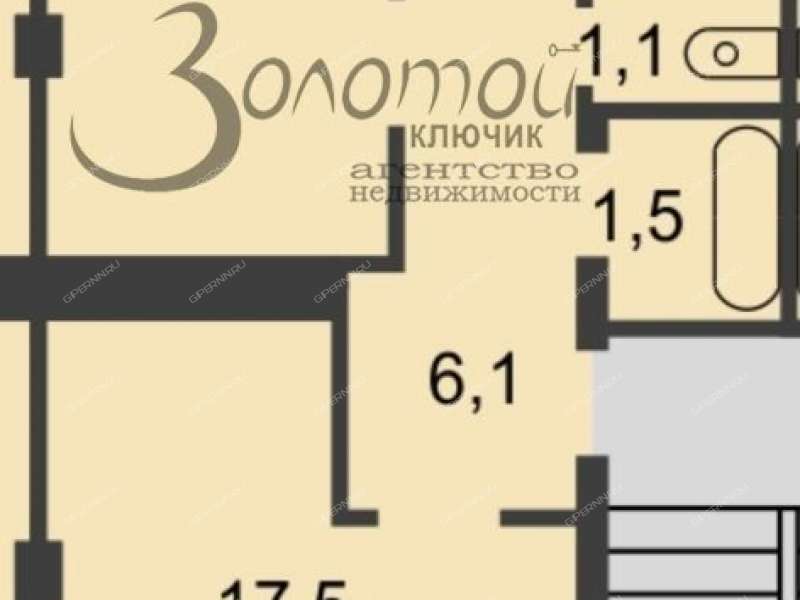 двухкомнатная квартира на проспекте Октября дом 13