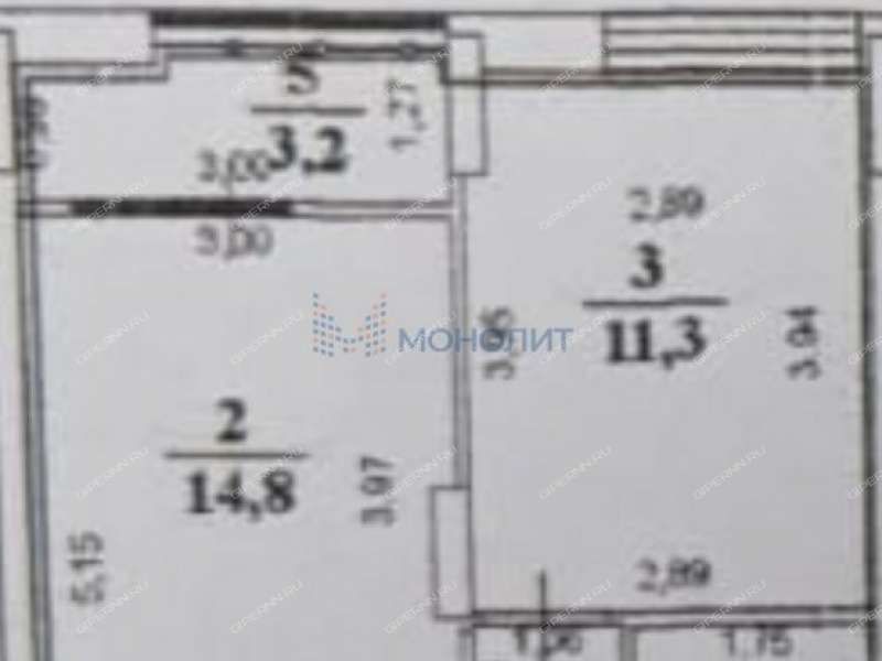 однокомнатная квартира на улице Коперника дом 7