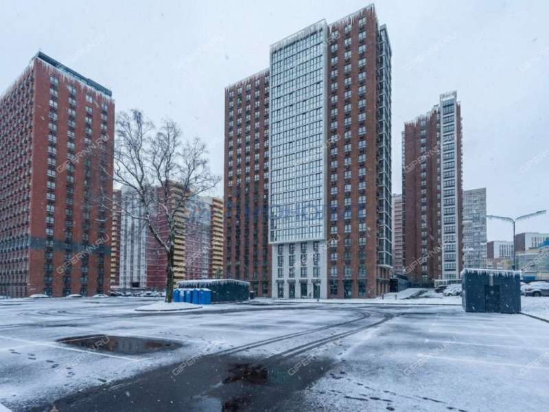 однокомнатная квартира в новостройке на 2-й Оранжерейной улице дом 4