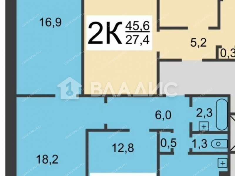 трёхкомнатная квартира на улице Сергея Акимова дом 25