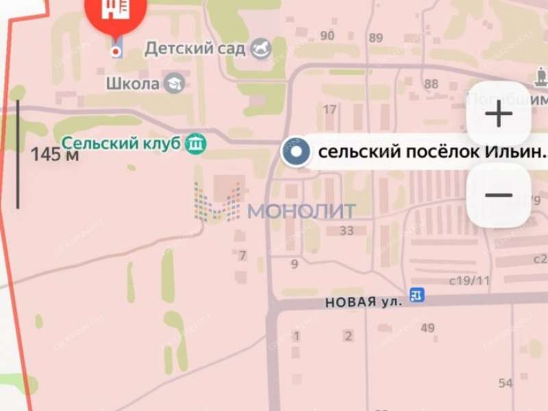 двухкомнатная квартира на - дом 3А Ильинский сп