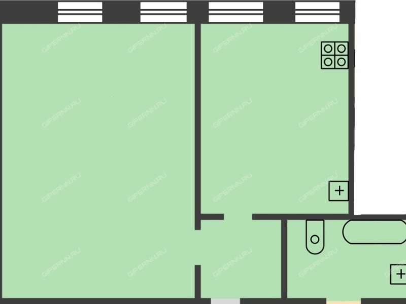 однокомнатная квартира на Нижне-Волжской набережной дом 1
