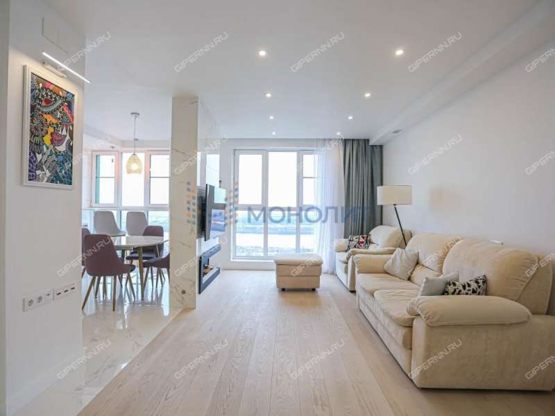 трёхкомнатная квартира на улице Родионова дом 192 к4