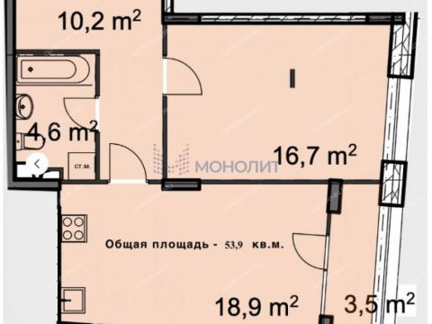 1-komnatnaya-ul-kominterna-162a фото