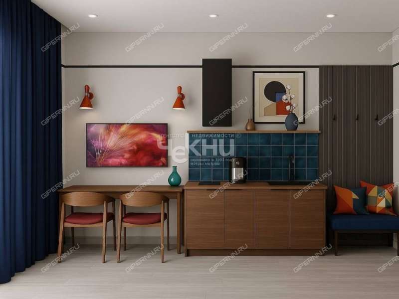 однокомнатная квартира на Алексеевской улице дом 24/27