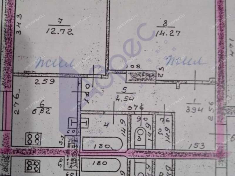 двухкомнатная квартира на улице Бурденко дом 12