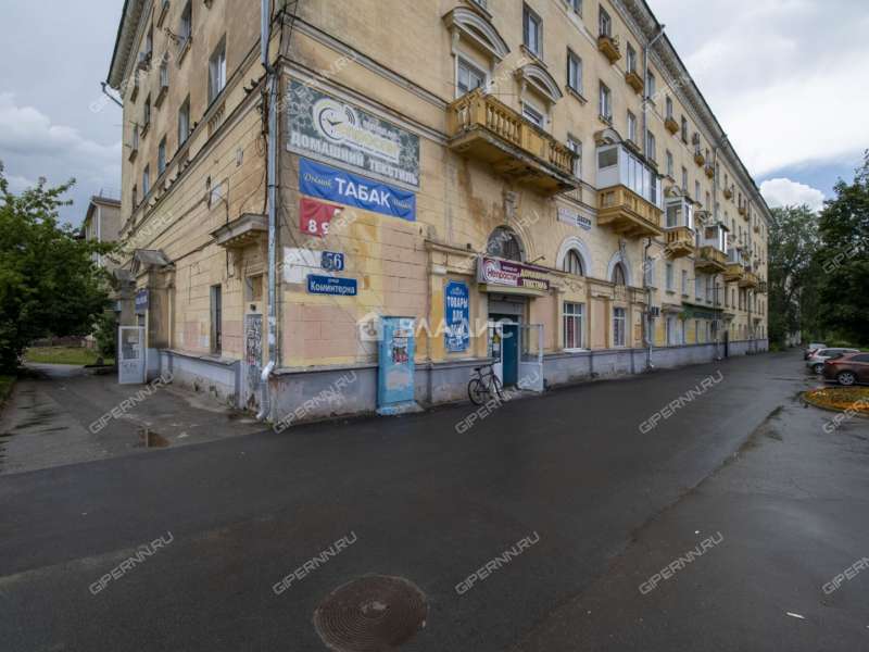 двухкомнатная квартира на улице Коминтерна дом 56