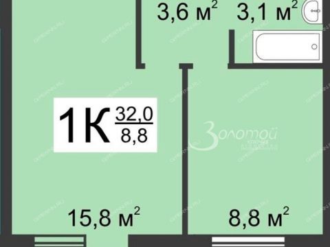 1-komnatnaya-ul-2-ya-dorozhnaya-d-7 фото