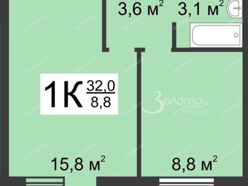 однокомнатная квартира на 2-й Дорожной улице дом 7