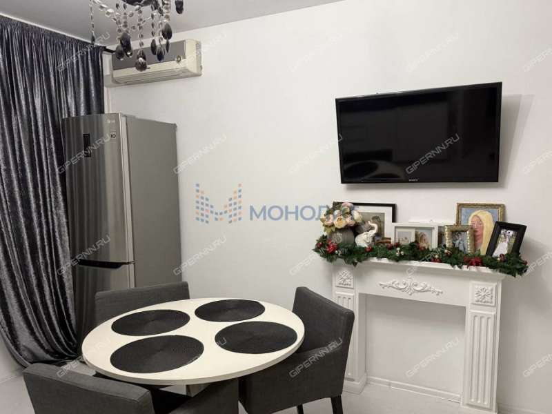 однокомнатная квартира на Бурнаковской улице дом 93