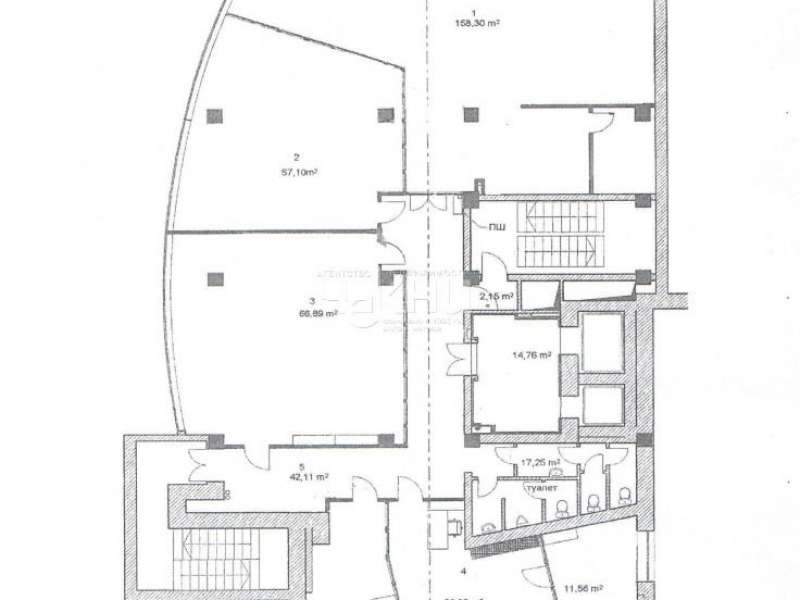 помещение под офис на улице Ульянова
