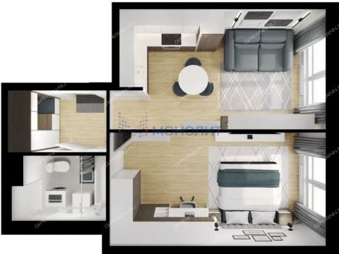 1-komnatnaya-derevnya-utechino-kstovskiy-rayon фото