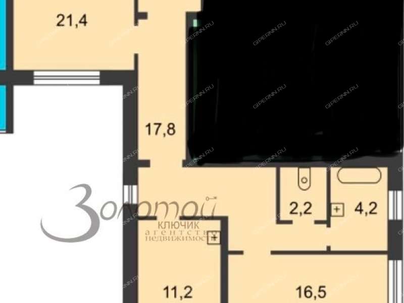 двухкомнатная квартира на проспекте Гагарина дом 107