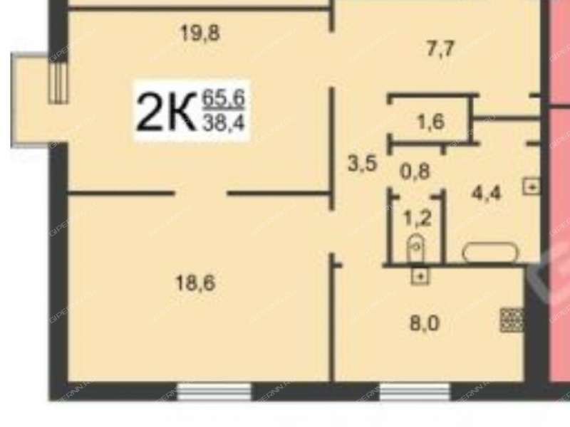 двухкомнатная квартира на проспекте Ильича дом 34