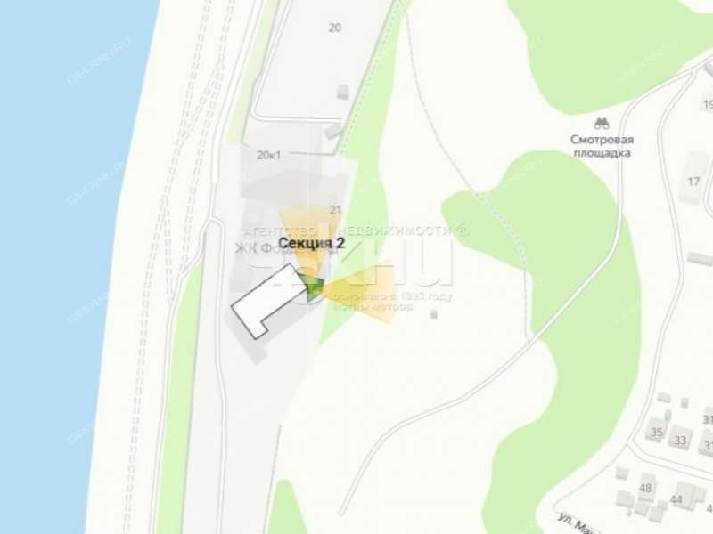 однокомнатная квартира в новостройке на Черниговской улице