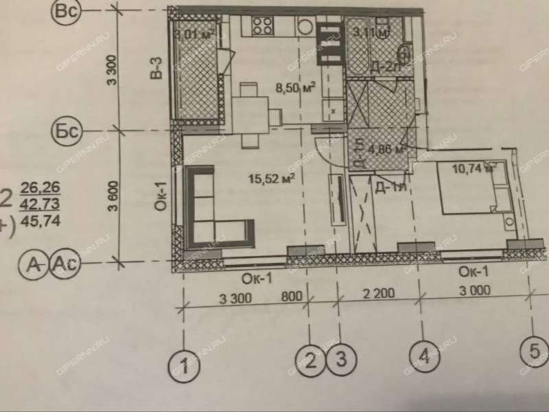 двухкомнатная квартира на Русской улице улице дом 9 деревня Анкудиновка