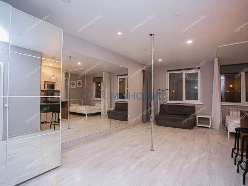 квартира-студия на Академической улице дом 12 деревня Афонино