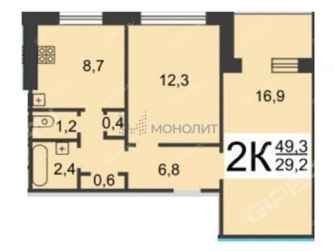 2-komnatnaya-ul-strokina-d-18a фото