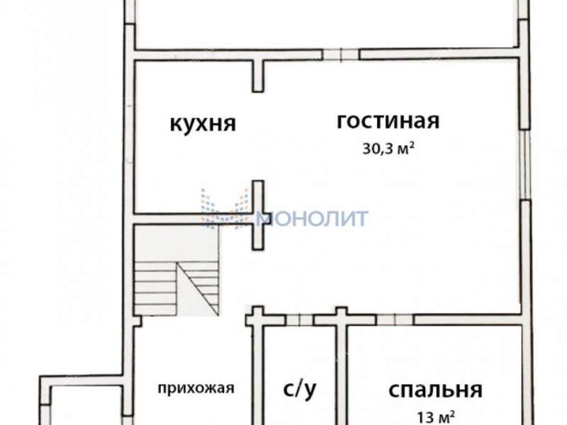 коттедж на - деревня Климотино