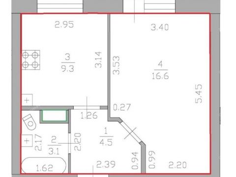 1-komnatnaya-ul-sadovaya-d-25 фото