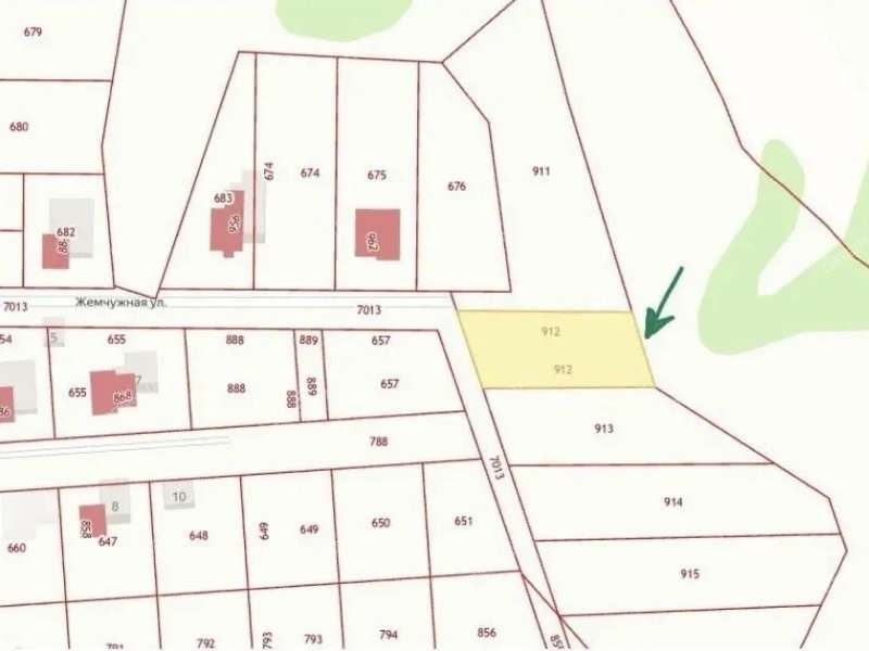 земельный участок 12,4 сотки Жемчужная улица город Кстово