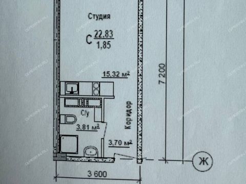 kvartira-studiya-b-r-yuzhnyy-d-14 фото