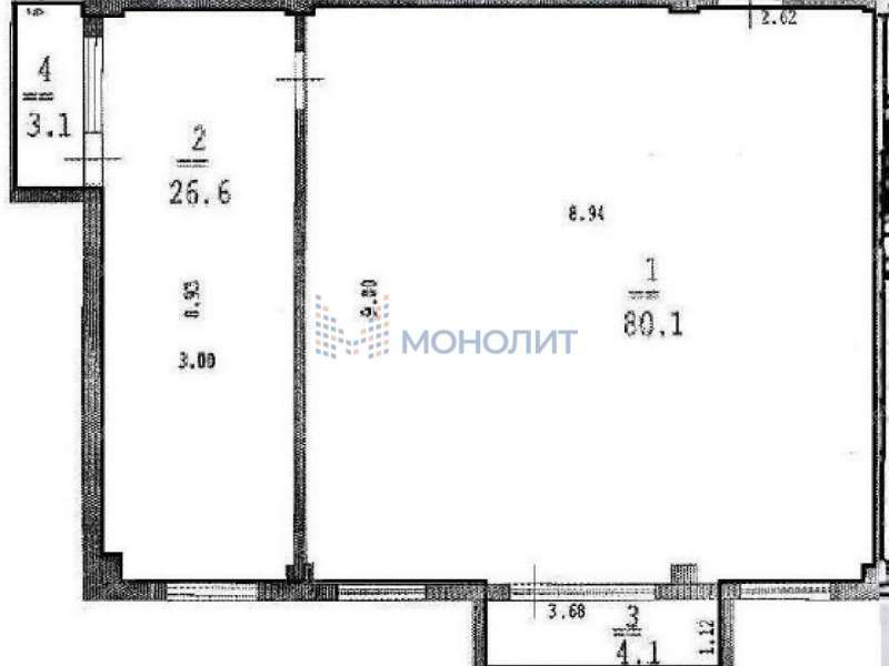 трёхкомнатная квартира на Дальней улице дом 8