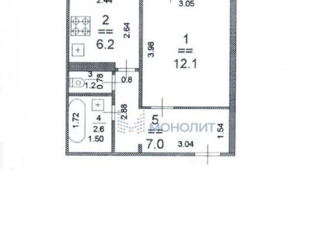 1-komnatnaya-ul-beregovaya-d-14 фото