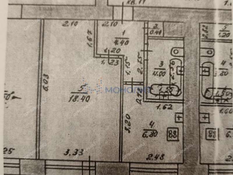 однокомнатная квартира на улице Максима Горького дом 152