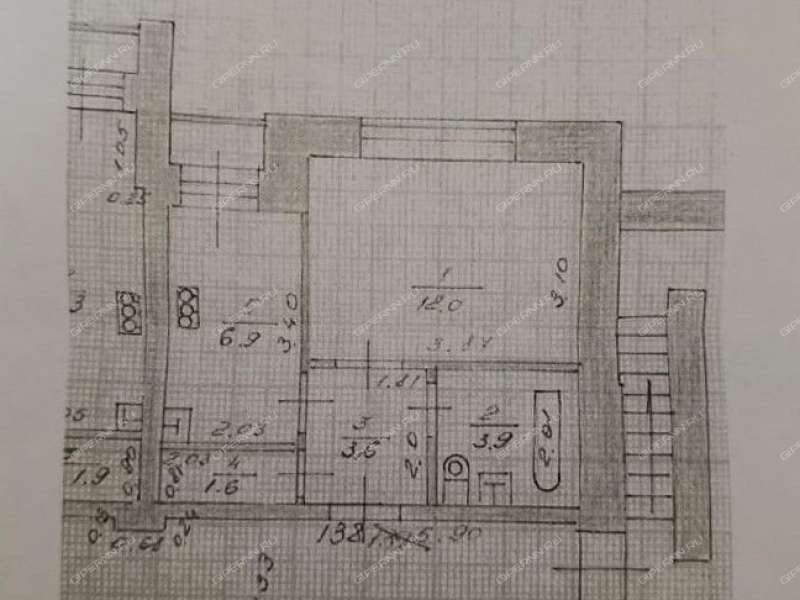 однокомнатная квартира на улице Пермякова дом 42
