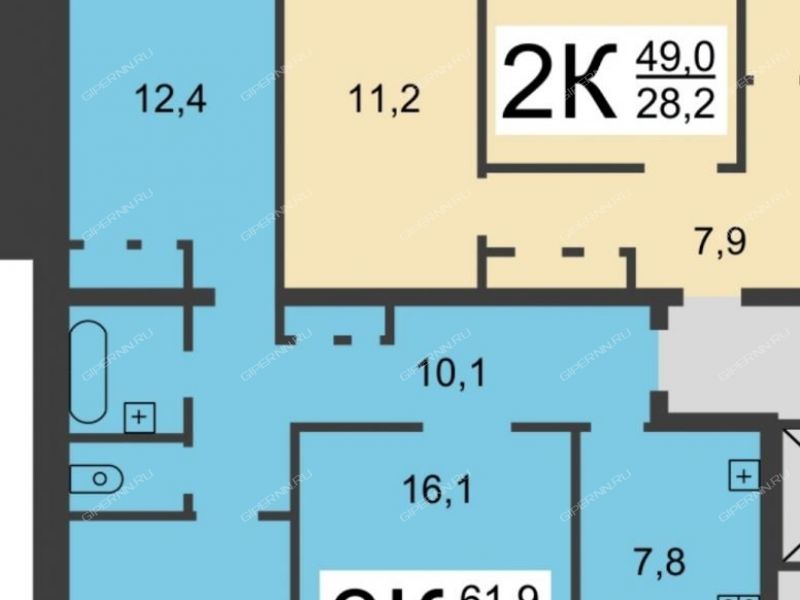 трёхкомнатная квартира на Медицинской улице дом 13