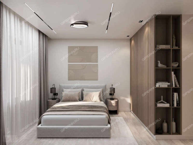 двухкомнатная квартира на улице Красных Зорь