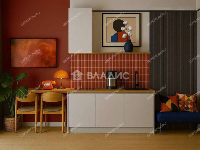 квартира-студия на Алексеевской улице дом 24/27